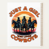 Gewoon een meisje dat van cowboys houdt planner (Achterkant)
