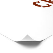 Gewoon een meisje dat van croissants houdt perfect poster (Hoek)