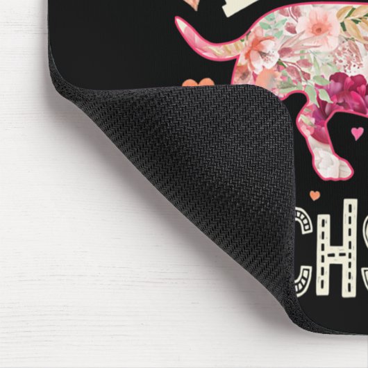 Gewoon een meisje dat van Dachshunds Dog houdt Muismat (Hoek)