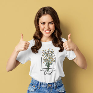 Gewoon een meisje dat van Daisy T-Shirt houdt