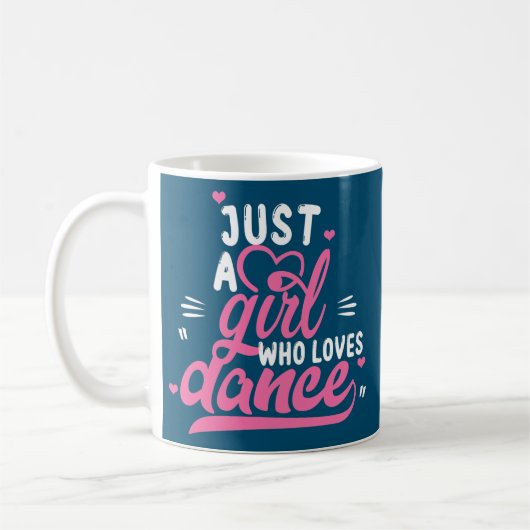Gewoon een meisje dat van Dance Gift houdt voor da Koffiemok (Links)