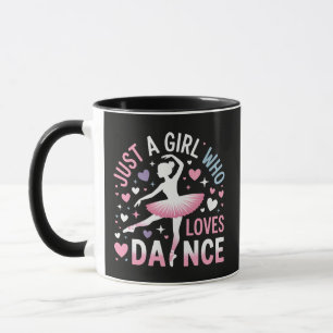 Gewoon een meisje dat van dansen houdt mok