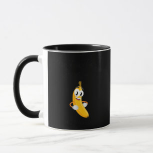 Gewoon een meisje dat van de bananenapparel banana mok