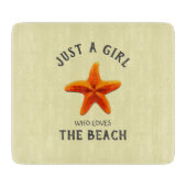 Gewoon een meisje dat van de Beach houdt Snijplank (Voorkant)