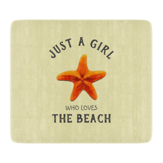 Gewoon een meisje dat van de Beach houdt Snijplank (Voorkant)