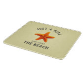 Gewoon een meisje dat van de Beach houdt Snijplank (Hoek)