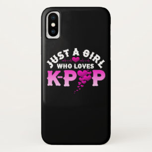 Gewoon een meisje dat van de K-Pop Vinger Heart KP Case-Mate iPhone Case