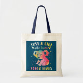 Gewoon een meisje dat van de Waterverf Koala Beren Tote Bag (Voorkant)