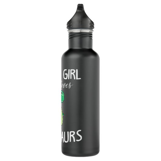 Gewoon een meisje dat van Dinosauriërs houdt, Gift Waterfles (Rechts)