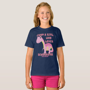 Gewoon een meisje dat van Dinosauriërs houdt... T-shirt