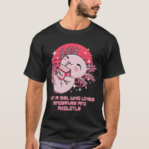 Gewoon een meisje dat van Dinosaurussen houdt en A T-shirt