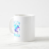 Gewoon een meisje dat van Dragons Galaxy Space Dra Koffiemok (Voorkant links)