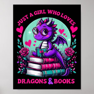 Gewoon Een Meisje Dat Van Draken En Boeken Houdt D Poster