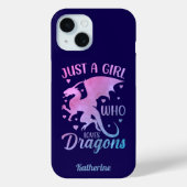 Gewoon Een Meisje Dat Van Draken Houdt - Fantasie Case-Mate iPhone Case (Achterkant)