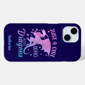 Gewoon Een Meisje Dat Van Draken Houdt - Fantasie Case-Mate iPhone Case (Achterkant (horizontaal))