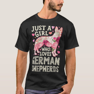 Gewoon een meisje dat van Duitse herders houdt, Do T-shirt