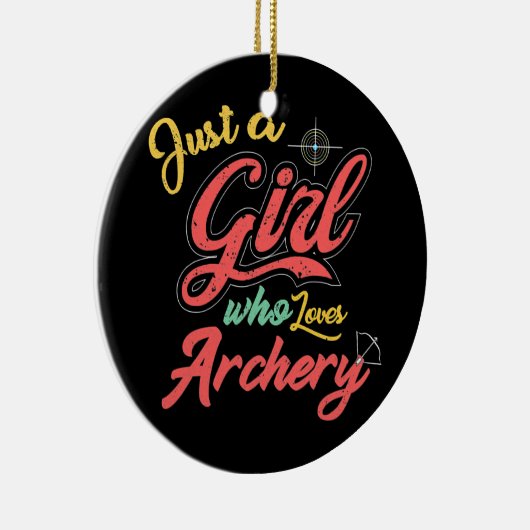 Gewoon een meisje dat van een aartsgift-vrouw houd keramisch ornament (Rechts)