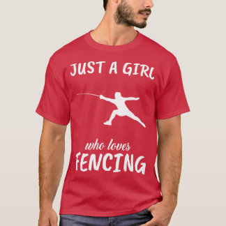 Gewoon een meisje dat van een hekel houdt. t-shirt