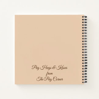 Gewoon een meisje dat van een kinderboekje houdt notitieboek