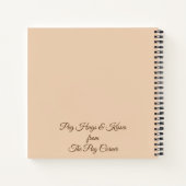 Gewoon een meisje dat van een kinderboekje houdt notitieboek (Achterkant)