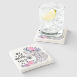 Gewoon een meisje dat van een Onderzetter van de p