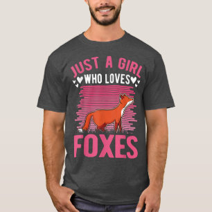 Gewoon een meisje dat van Foes Girl houdt T-shirt