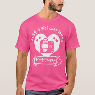 Gewoon Een Meisje Dat Van Fotografie Houdt - Fotog T-shirt