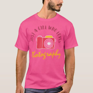 Gewoon Een Meisje Dat Van Fotografie Houdt Schatt T-shirt