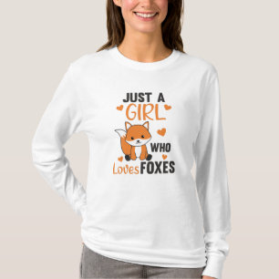 Gewoon een meisje dat van Foxes houdt, Grapny Fox T-shirt