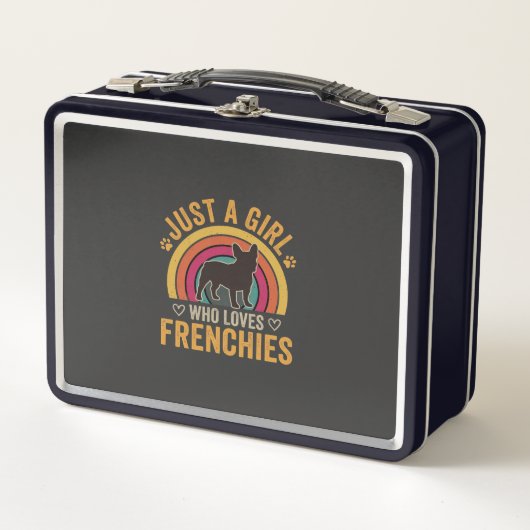 Gewoon Een Meisje Dat Van Frenchies Houdt Retro Ho (Voorkant)