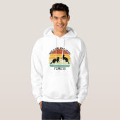 Gewoon een meisje dat van fretten houdt hoodie (Voorkant volledig)