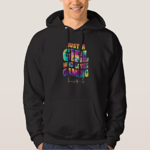 Gewoon Een Meisje Dat Van Gamen Houdt Gamer Meisje Hoodie