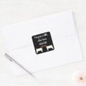 Gewoon een meisje dat van geiten houdt - Boer Goat Vierkante Sticker (Envelop)