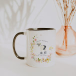 Gewoon een meisje dat van geiten houdt | Monogram Mok<br><div class="desc">Trendy gepersonaliseerd ontwerp. Deze mokken maken het perfecte geschenk. Voeg uw douanetekst aan dit ontwerp toe door de "Edit this design sjabloon"vakjes op de rechterkant van het punt te gebruiken, of de blauwe "pas het"knoop aan om de tekst te schikken, de doopvonten en de kleuren te veranderen en extra informatie...</div>