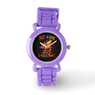 Gewoon een meisje dat van gekaarde dragons houdt horloge