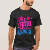 Gewoon een meisje dat van Gerbils houdt T-shirt (Voorkant)