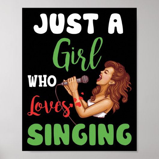 Gewoon een meisje dat van Gift houdt Poster (Voorkant)