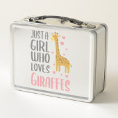 Gewoon een meisje dat van Giraffe houdt Gift Girl  (Achterkant)