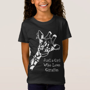 Gewoon een meisje dat van Giraffes houdt, die een  T-shirt