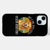 Gewoon Een Meisje Dat Van Golden Retrievers Houdt Case-Mate iPhone Case (Achterkant (horizontaal))