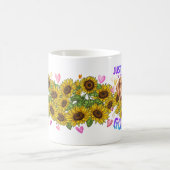 Gewoon een meisje dat van Goldie Cute Golden Retri Koffiemok (Center)