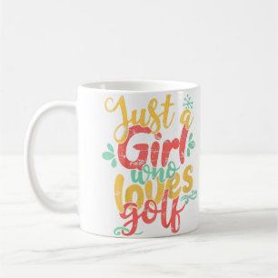 Gewoon Een Meisje Dat Van Golf Houdt Geschenk T Sh Koffiemok