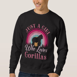 Gewoon Een Meisje Dat Van Gorillas Vrouwen Meisjes Trui