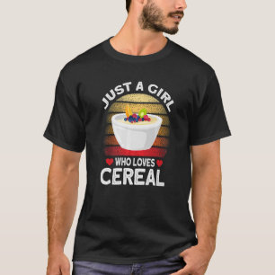 Gewoon een meisje dat van graan houdt t-shirt