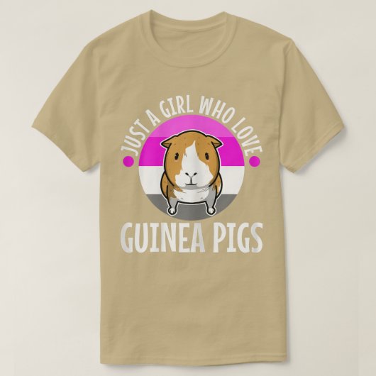 Gewoon een meisje dat van Guinee houdt835 T-shirt (Design voorkant)