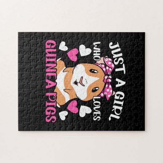 Gewoon een meisje dat van Guinee houdt Legpuzzel (Horizontaal)