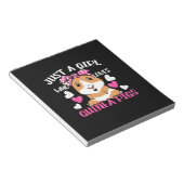 Gewoon een meisje dat van Guinee houdt Notitieblok (Schuin)