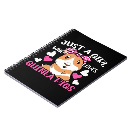 Gewoon een meisje dat van Guinee houdt Notitieboek (Linkerzijde)