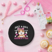 Gewoon een meisje dat van Guinee houdt Papieren Bordje (Feest)