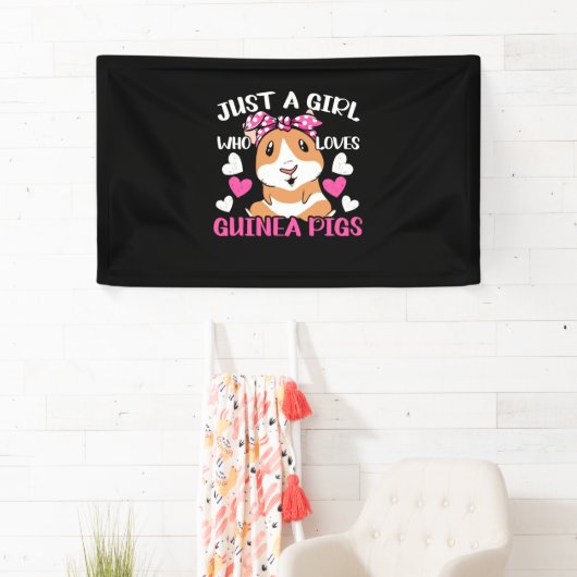 Gewoon een meisje dat van Guinee houdt Spandoek (Insitu)